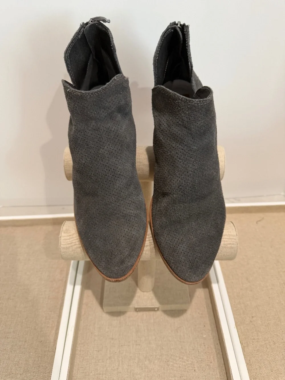 Dolce Vita Gray Suede Bootie